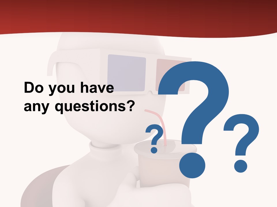 Film Futuristic Guy PowerPoint Template