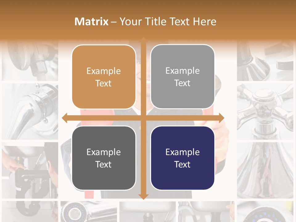 Adjustable Work Plumbing PowerPoint Template