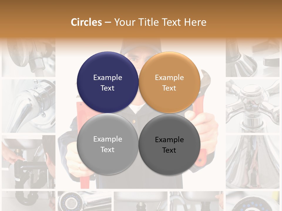 Adjustable Work Plumbing PowerPoint Template