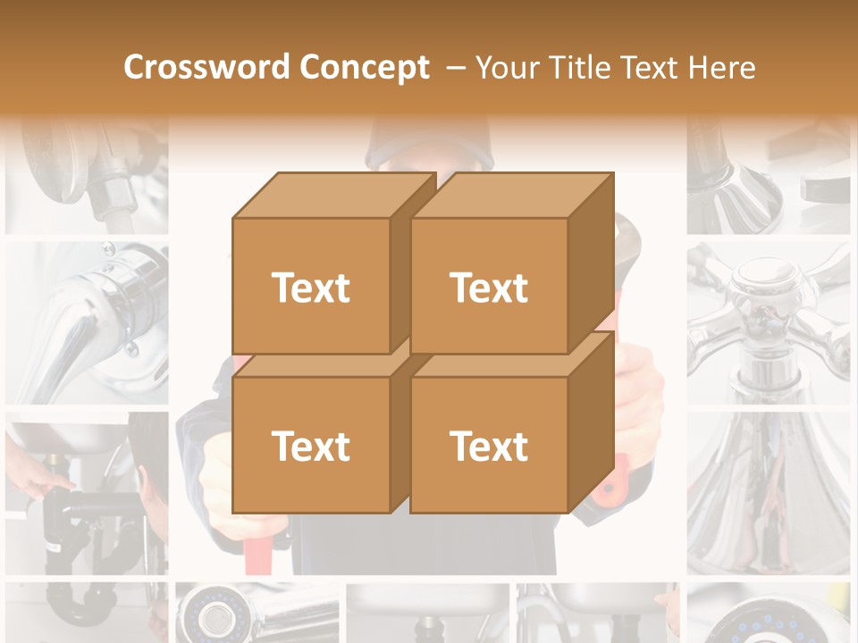 Adjustable Work Plumbing PowerPoint Template