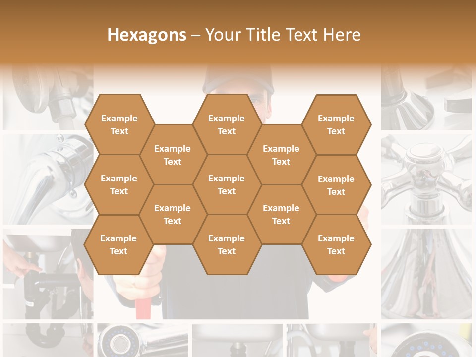 Adjustable Work Plumbing PowerPoint Template