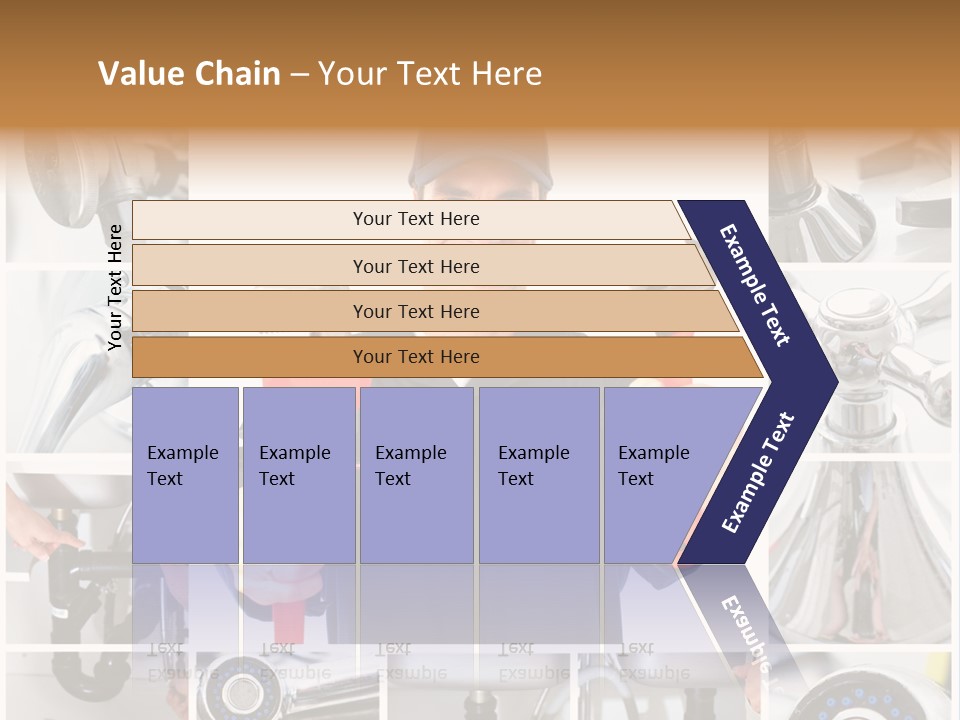Adjustable Work Plumbing PowerPoint Template
