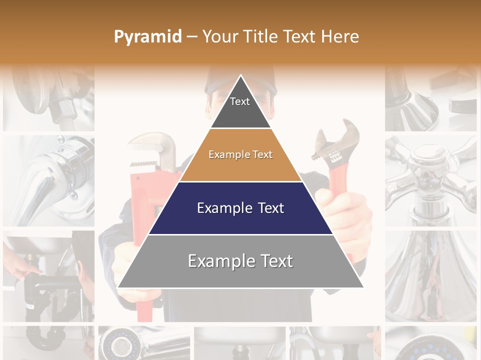 Adjustable Work Plumbing PowerPoint Template