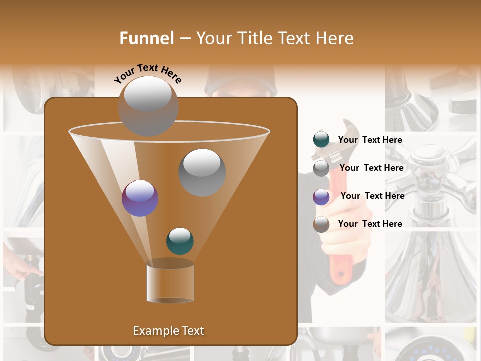 Adjustable Work Plumbing PowerPoint Template