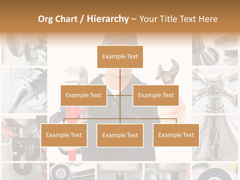 Adjustable Work Plumbing PowerPoint Template