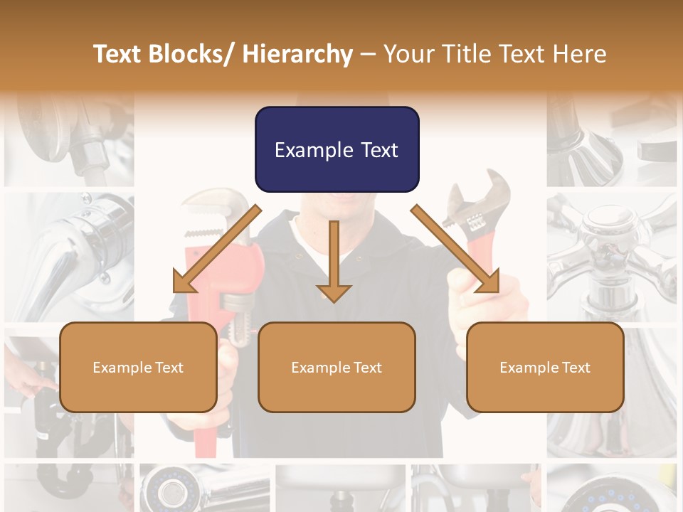 Adjustable Work Plumbing PowerPoint Template