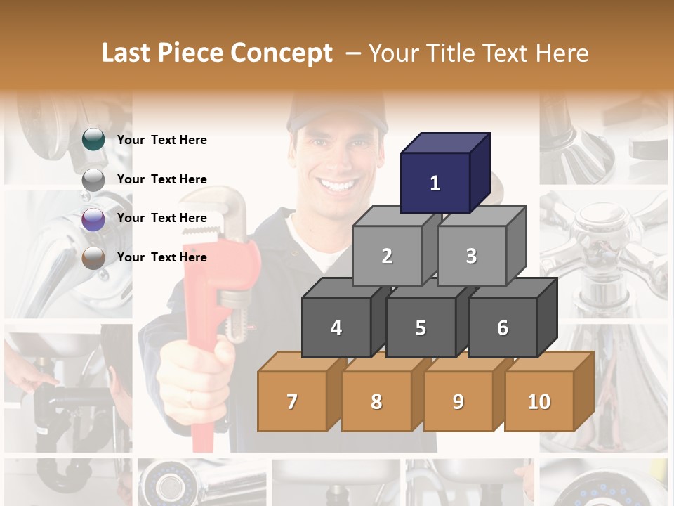 Adjustable Work Plumbing PowerPoint Template