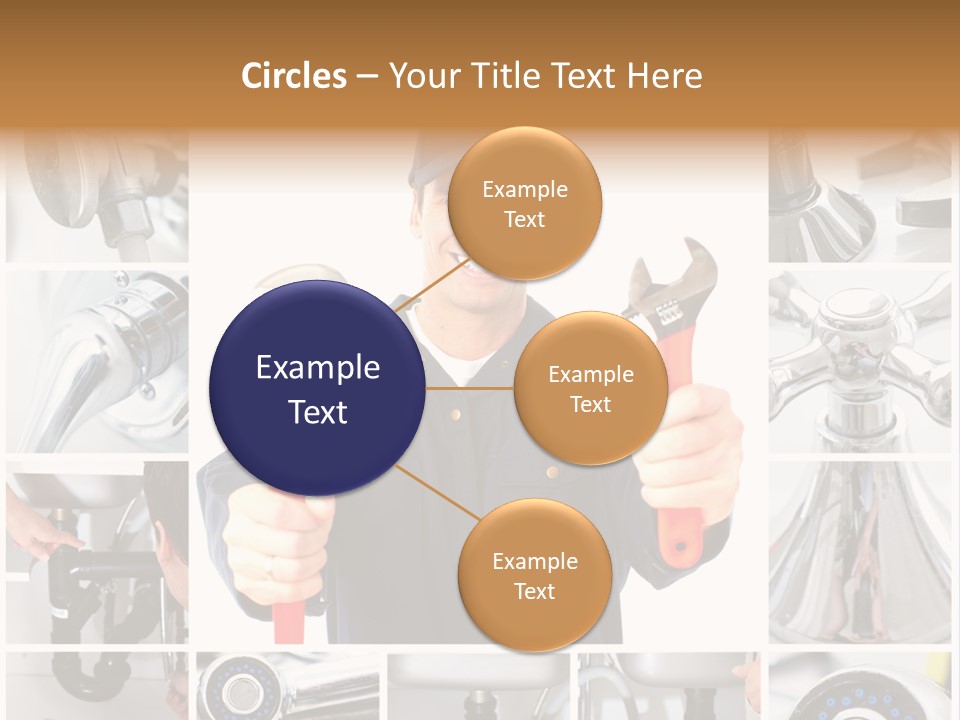 Adjustable Work Plumbing PowerPoint Template