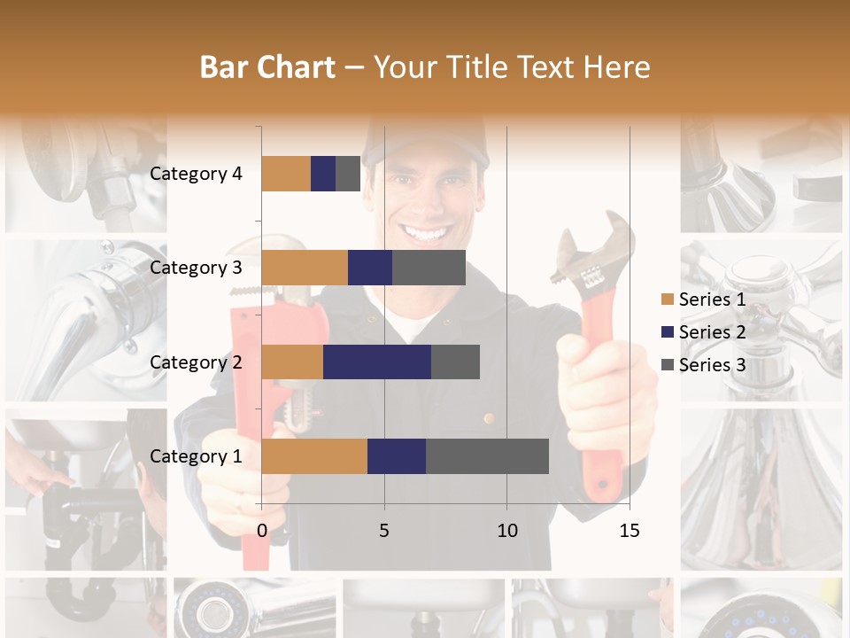 Adjustable Work Plumbing PowerPoint Template
