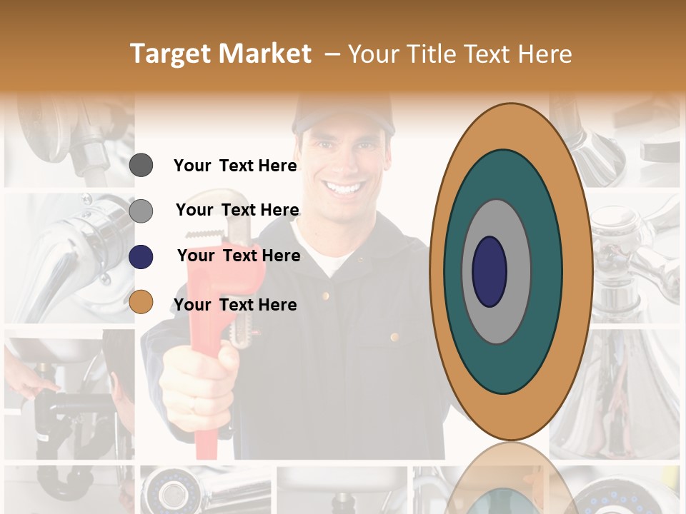 Adjustable Work Plumbing PowerPoint Template