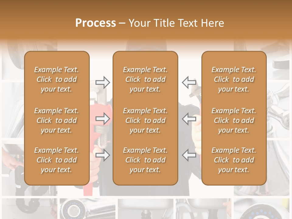 Adjustable Work Plumbing PowerPoint Template