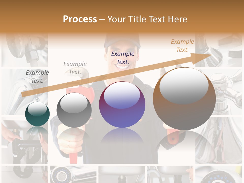 Adjustable Work Plumbing PowerPoint Template