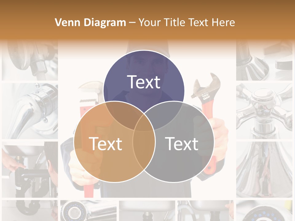 Adjustable Work Plumbing PowerPoint Template