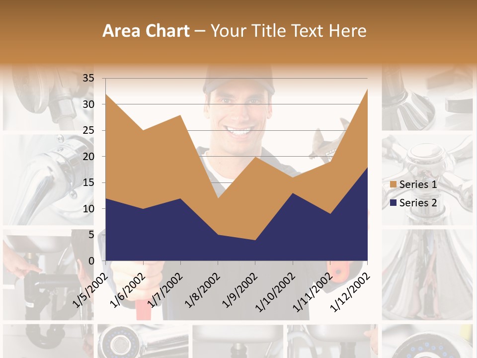 Adjustable Work Plumbing PowerPoint Template