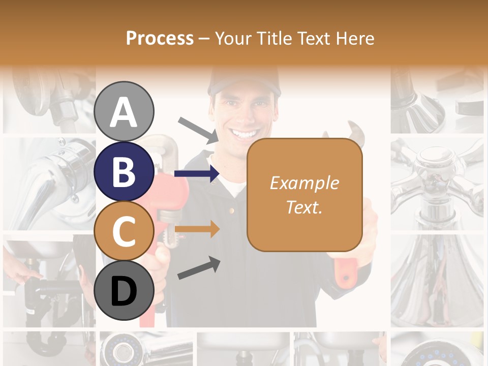 Adjustable Work Plumbing PowerPoint Template