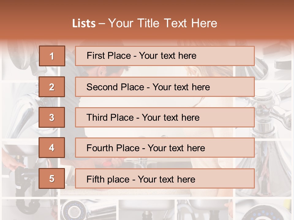 Contractor Drip Janitor PowerPoint Template
