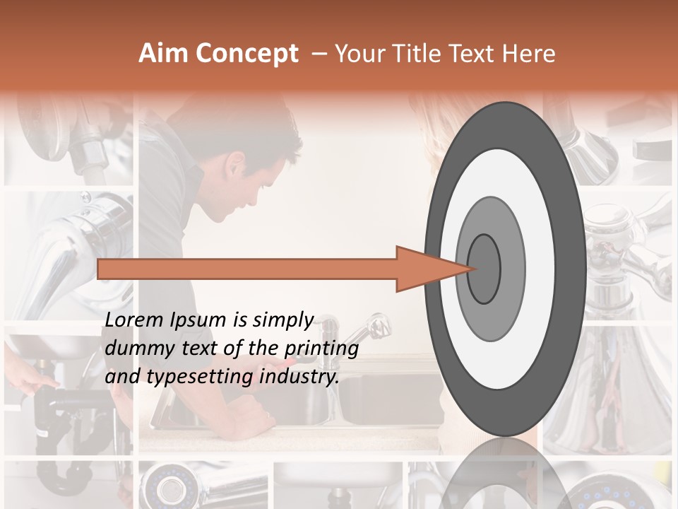 Contractor Drip Janitor PowerPoint Template