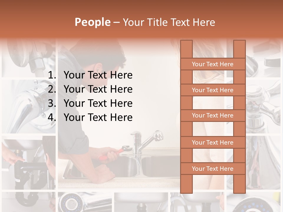 Contractor Drip Janitor PowerPoint Template