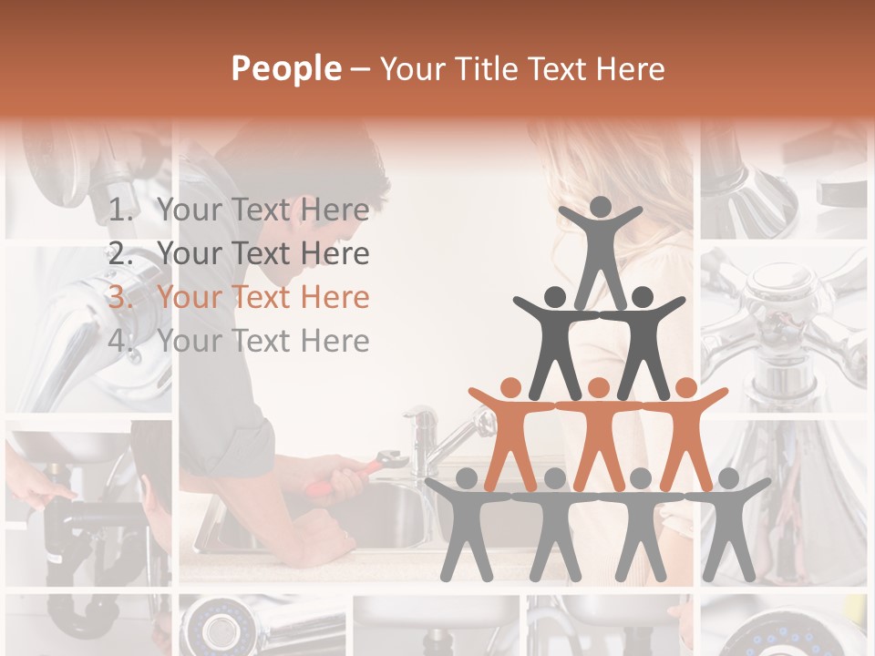 Contractor Drip Janitor PowerPoint Template