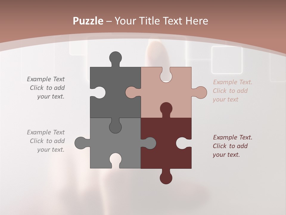 One Fingerprint Selective PowerPoint Template