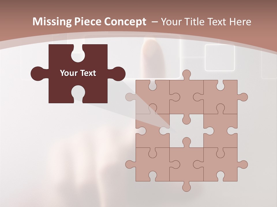 One Fingerprint Selective PowerPoint Template