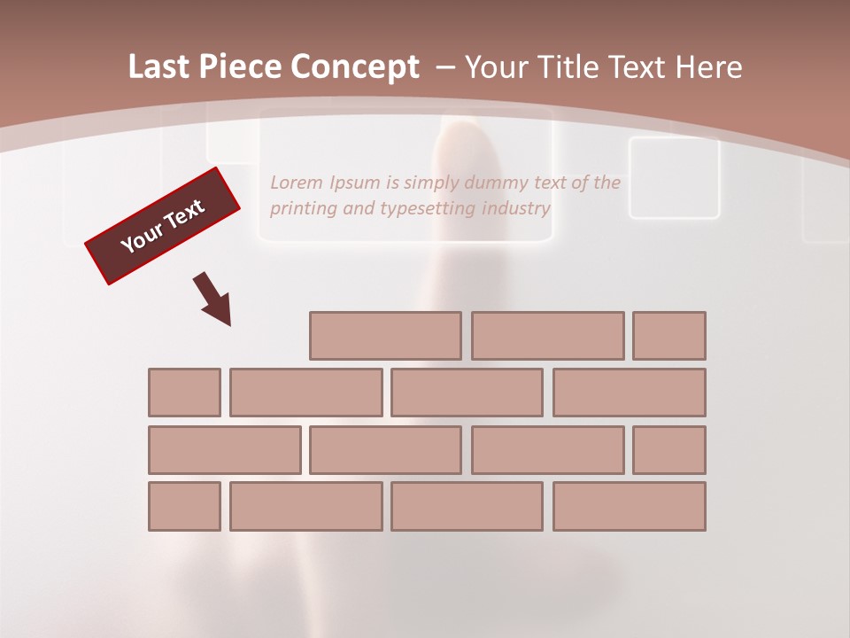 One Fingerprint Selective PowerPoint Template
