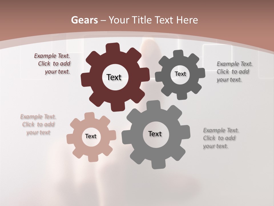 One Fingerprint Selective PowerPoint Template