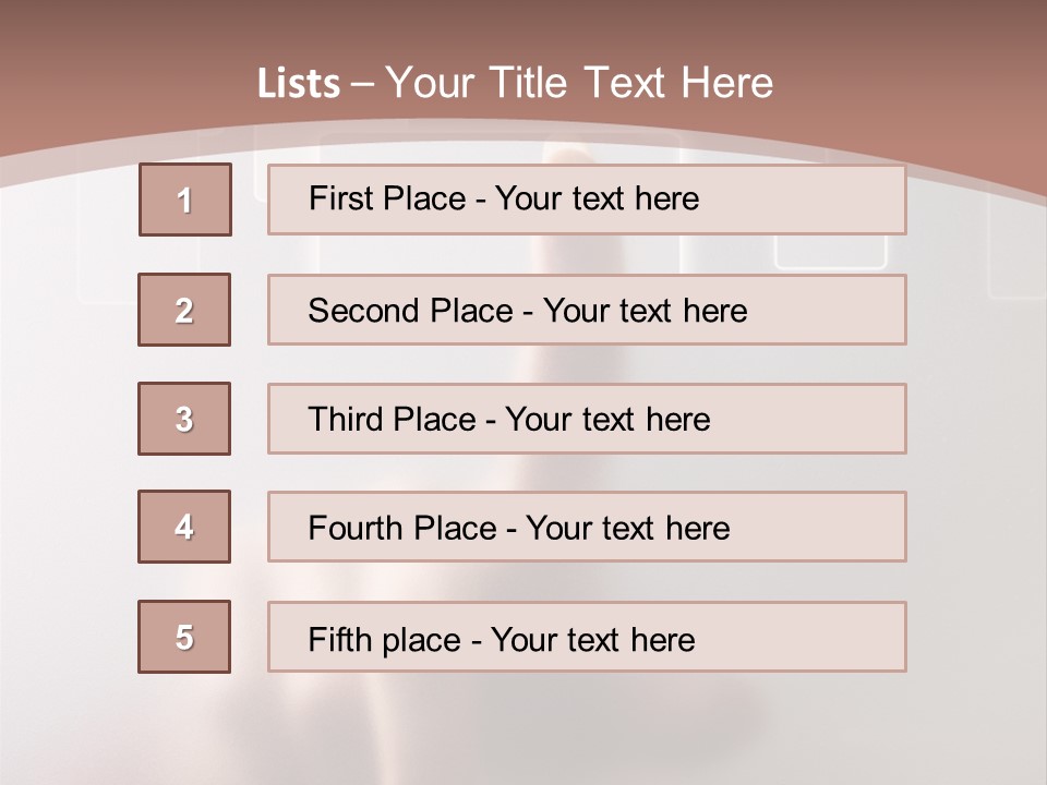 One Fingerprint Selective PowerPoint Template