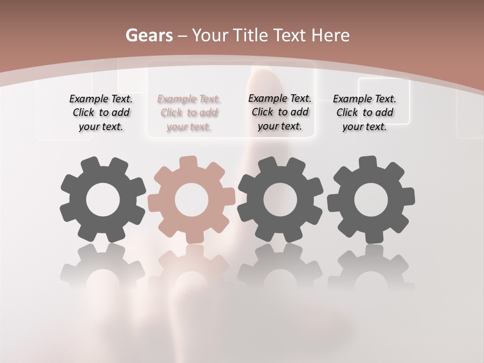 One Fingerprint Selective PowerPoint Template