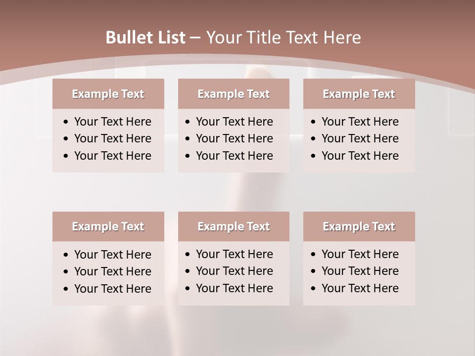 One Fingerprint Selective PowerPoint Template
