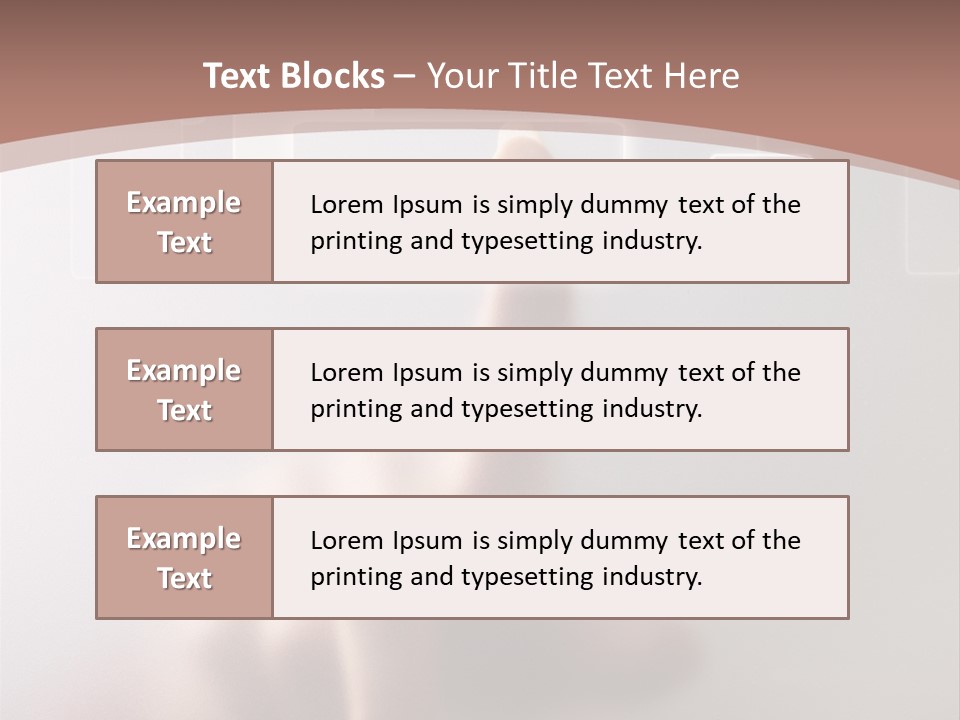 One Fingerprint Selective PowerPoint Template