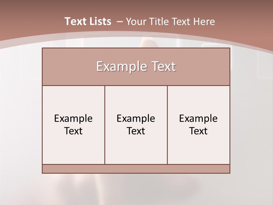 One Fingerprint Selective PowerPoint Template