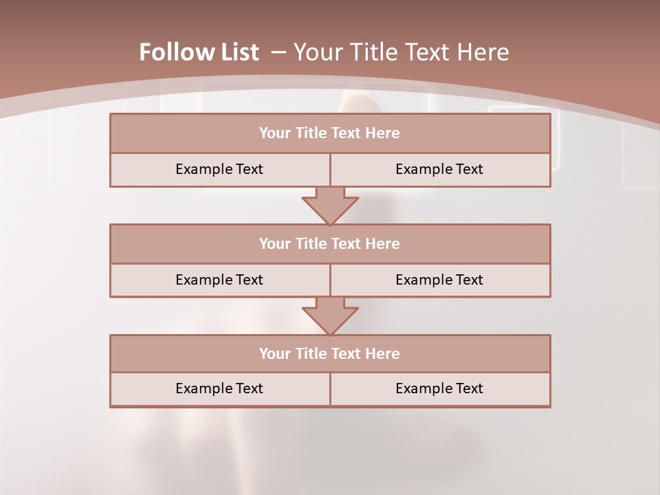 One Fingerprint Selective PowerPoint Template