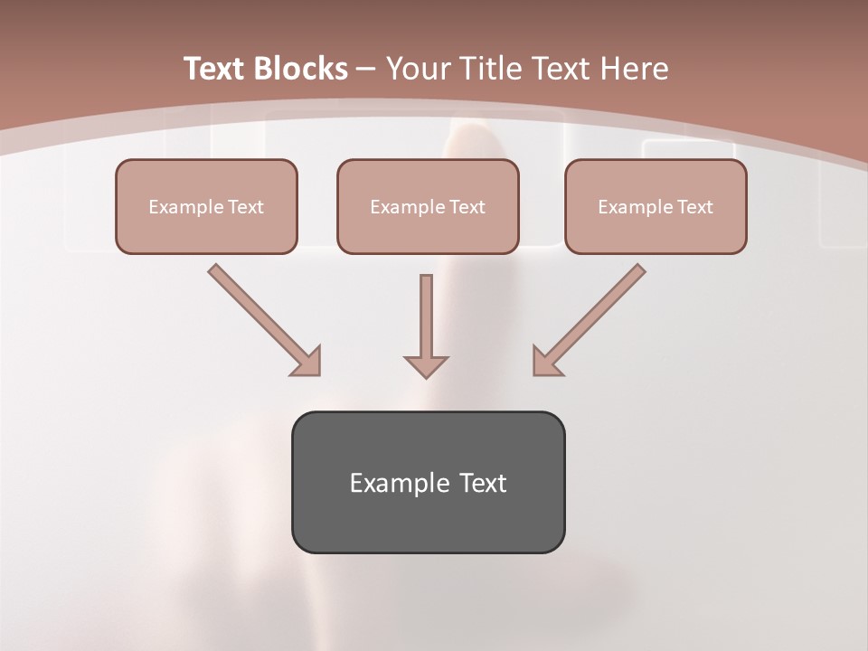 One Fingerprint Selective PowerPoint Template