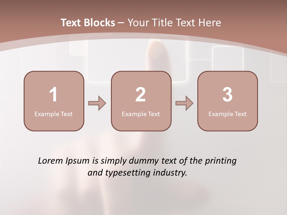 One Fingerprint Selective PowerPoint Template