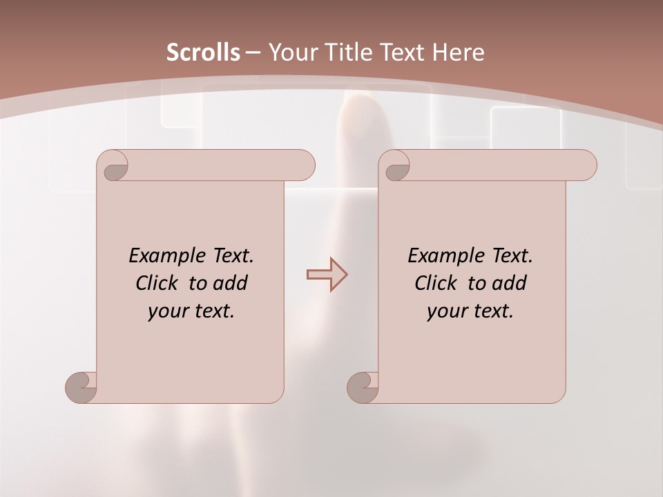 One Fingerprint Selective PowerPoint Template