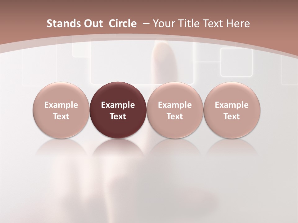 One Fingerprint Selective PowerPoint Template