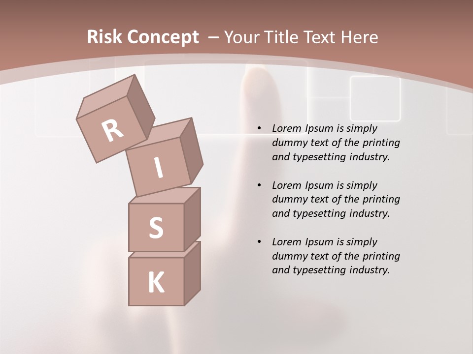 One Fingerprint Selective PowerPoint Template