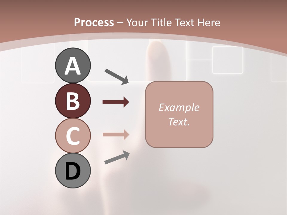 One Fingerprint Selective PowerPoint Template