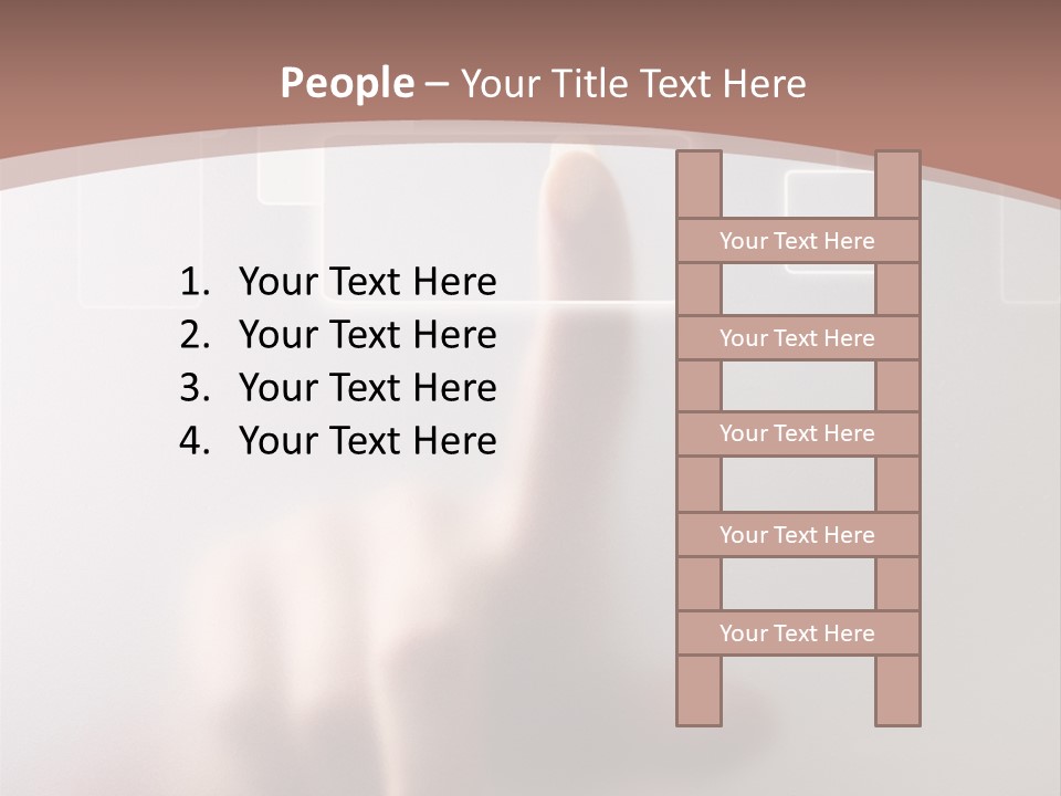 One Fingerprint Selective PowerPoint Template