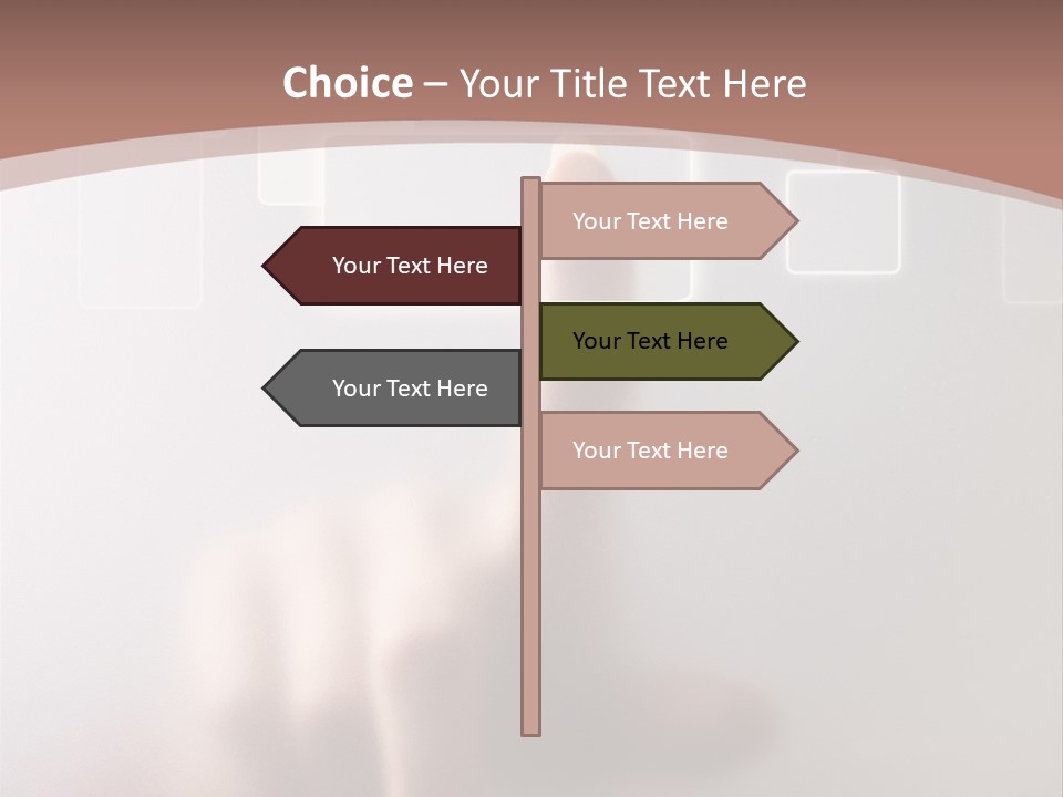 One Fingerprint Selective PowerPoint Template