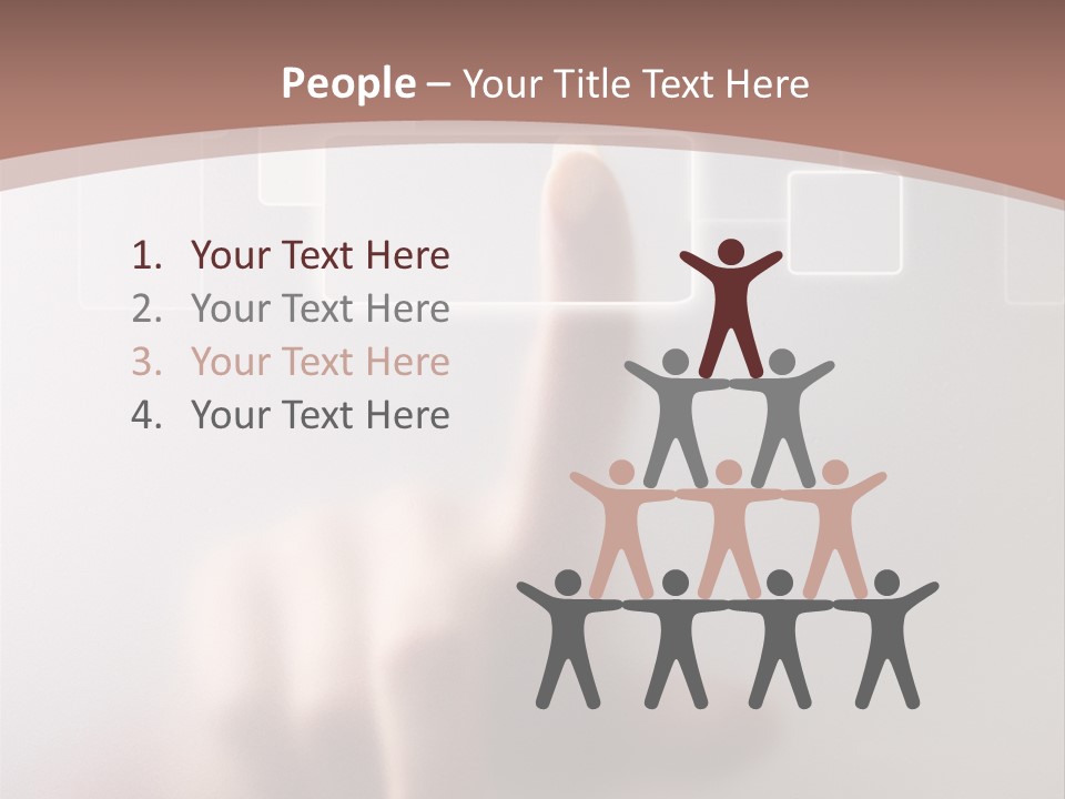 One Fingerprint Selective PowerPoint Template