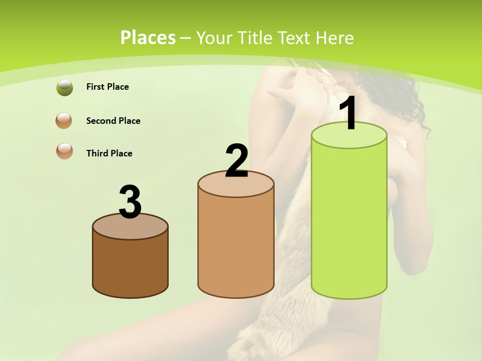 Style Caucasian Furskin PowerPoint Template