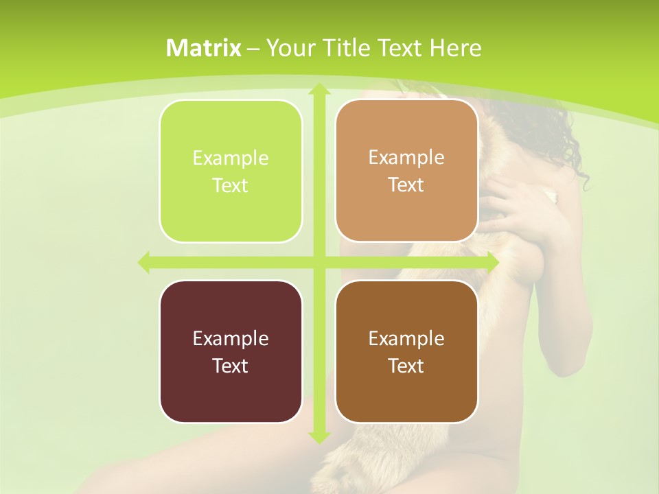 Style Caucasian Furskin PowerPoint Template