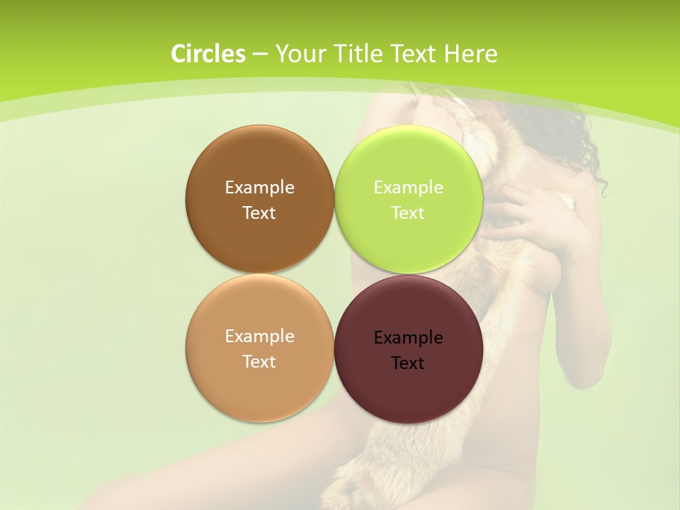 Style Caucasian Furskin PowerPoint Template