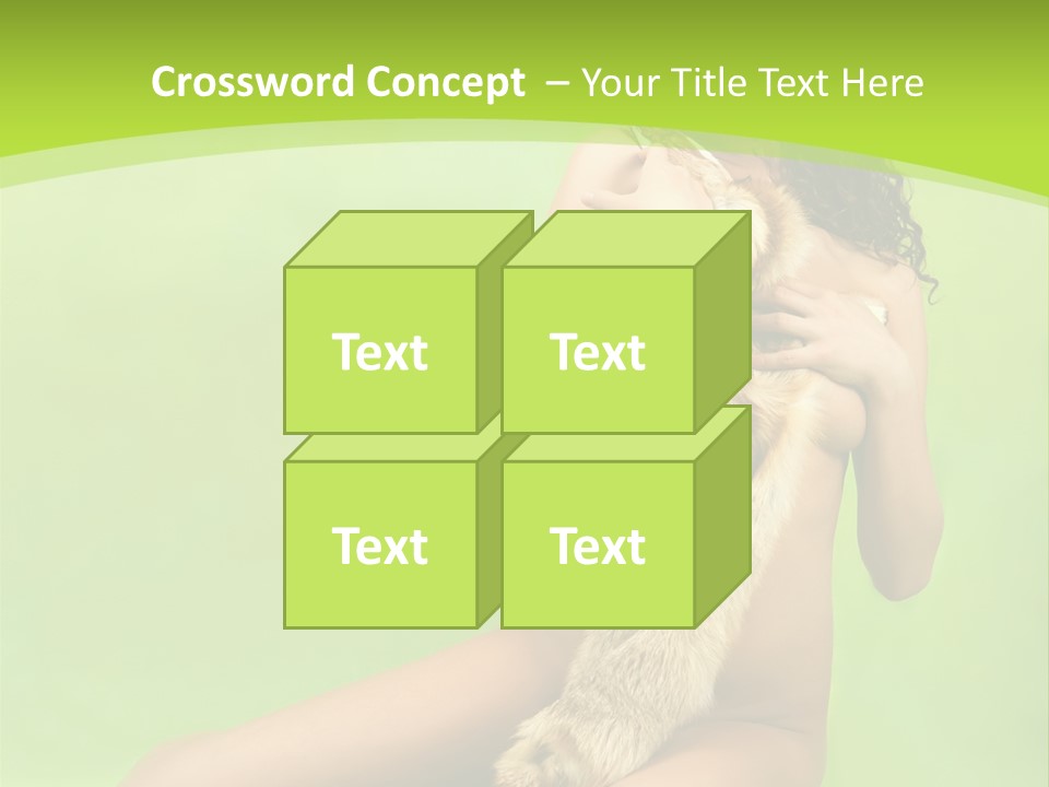 Style Caucasian Furskin PowerPoint Template