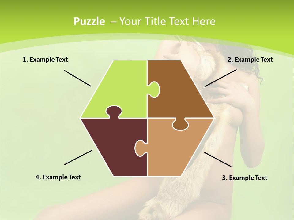 Style Caucasian Furskin PowerPoint Template