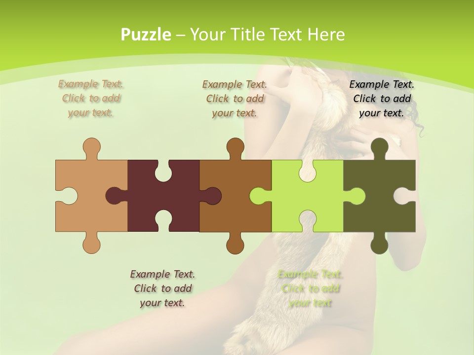 Style Caucasian Furskin PowerPoint Template