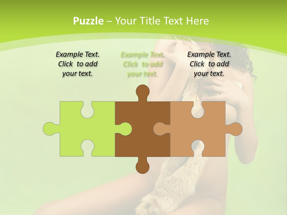 Style Caucasian Furskin PowerPoint Template