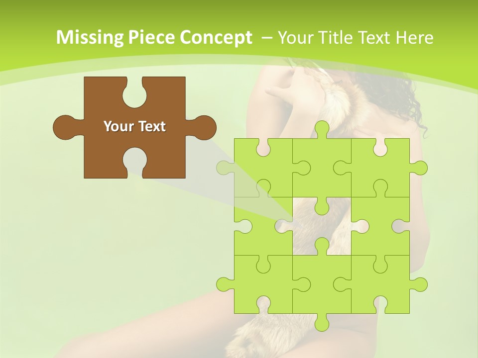 Style Caucasian Furskin PowerPoint Template